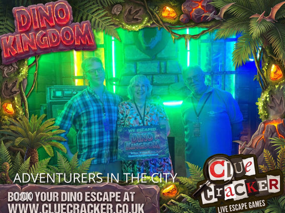 team at Dino Kingdom Escape 