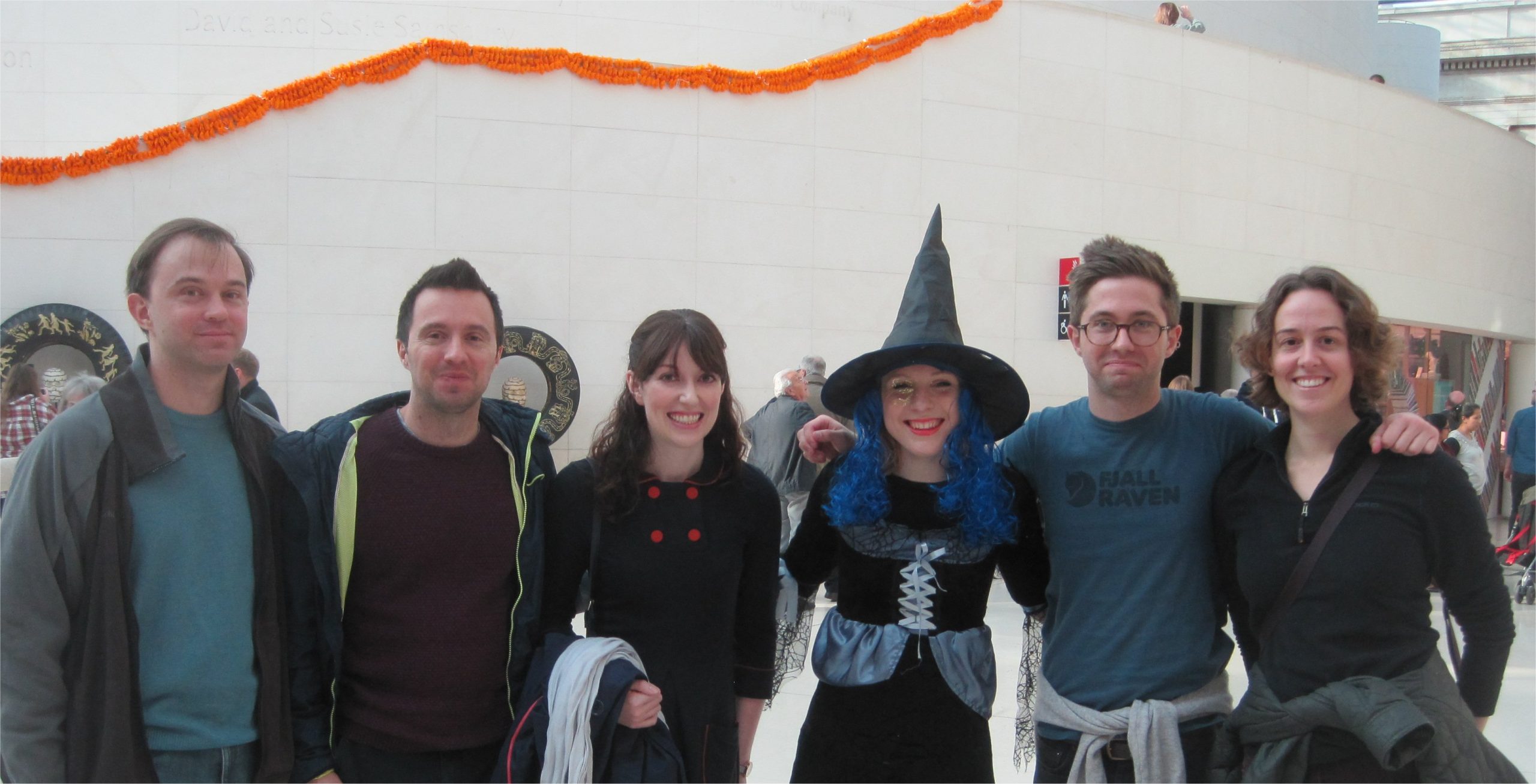 Team of Treasure Hunters with Wanda the Witch at the British Museum