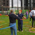 Teaching treasure hunters to hula hoop