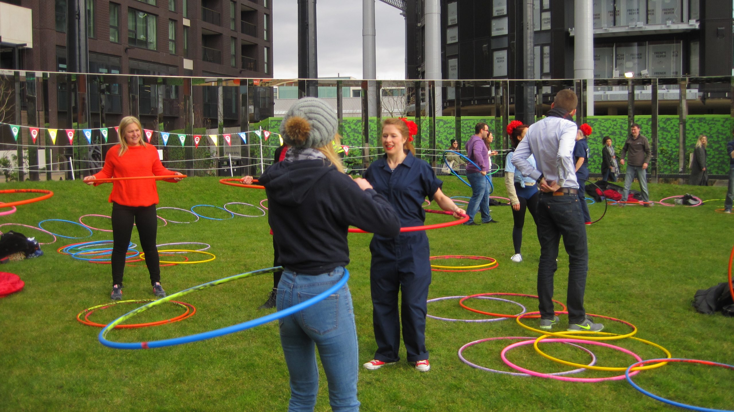 Teaching treasure hunters to hula hoop