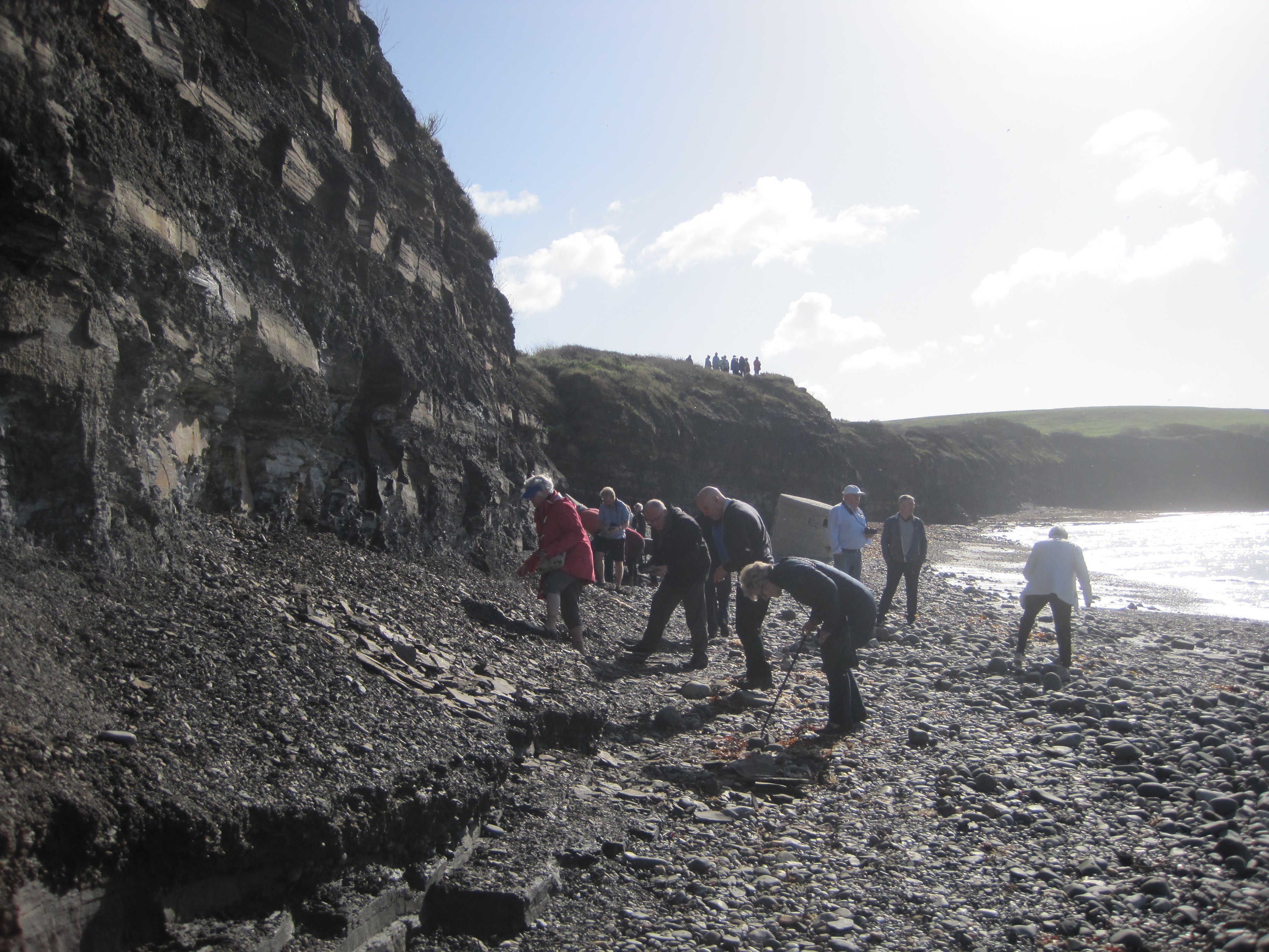 Group on Kimmeridge Bay by Juliamaud