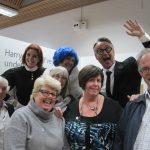 Sleuths, Suspects and victim at A Taste Of Murder - photo by Juliamaud