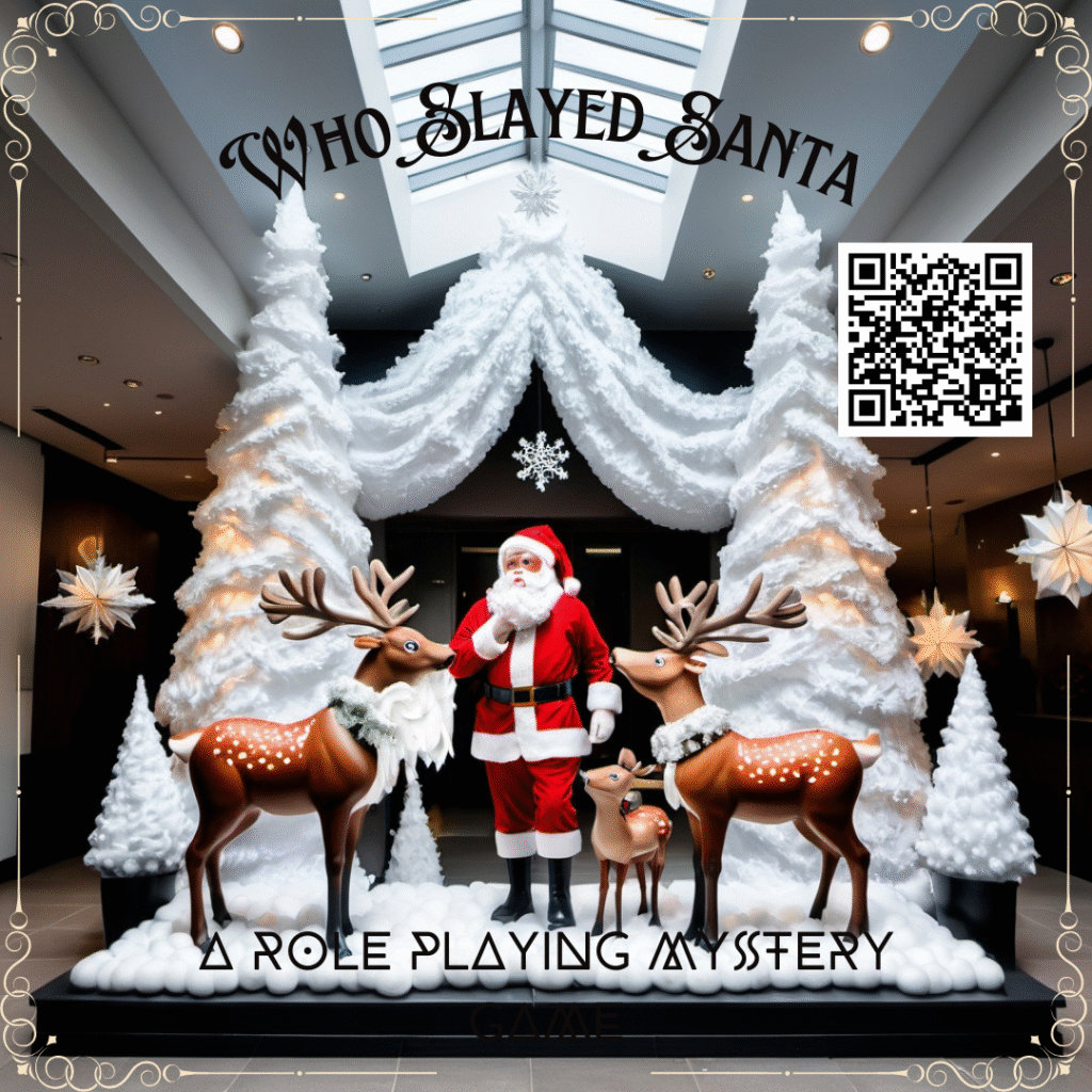 who slayed santa - winter wonderland scene